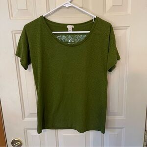 J. Crew Olive Green Women's Top